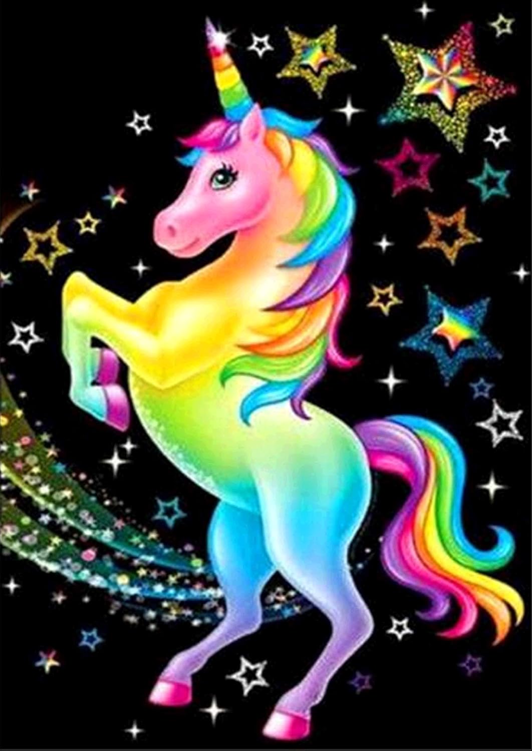 Amazon.com: 5D DIY Colorful Unicorn Diamond Painting Kits for Adults