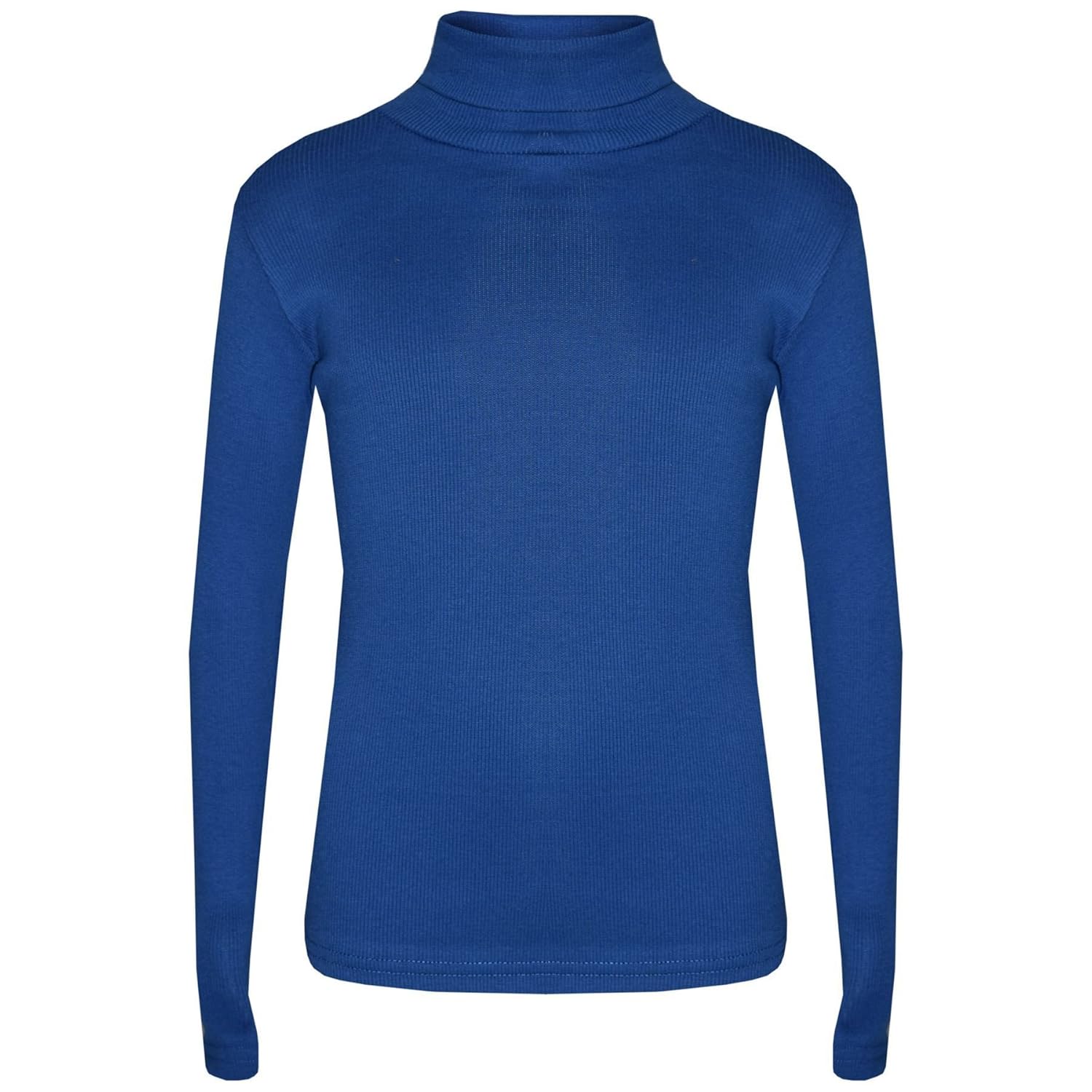 Girls Kids Girls Polo Neck T Shirt Thick Cotton Turtleneck Jumper Long Sleeve Top 2 13 Clothing Accessories Dccbjagdalpur Com