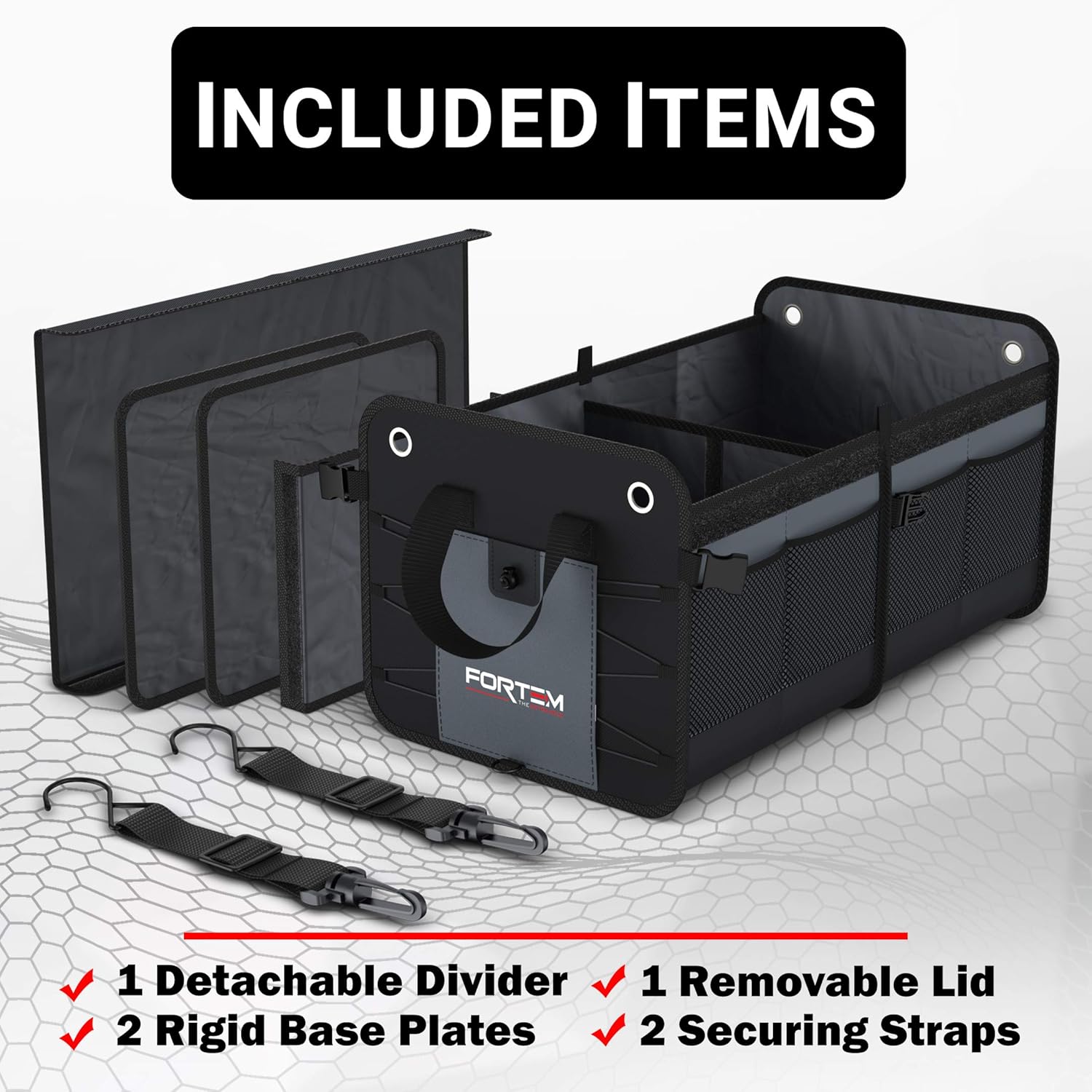 Caja de Almacenamiento Plegable con Separadores Organizador Para