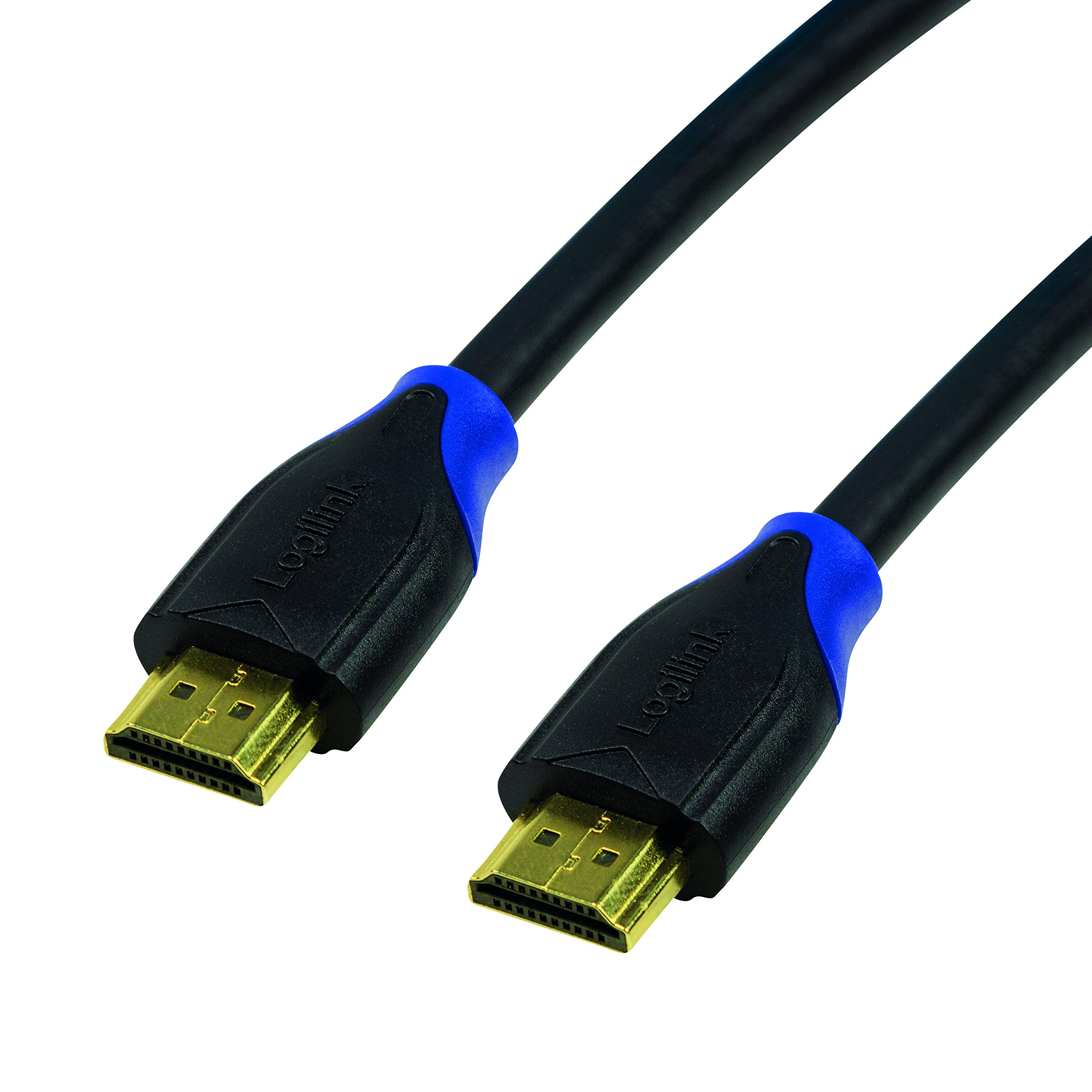 Logilink CH0065 HDMI Connection Cable Standard High Speed with Ethernet for Resolutions up to 4096 x 2160, Ultra HD and 3D Black, 7.5 m