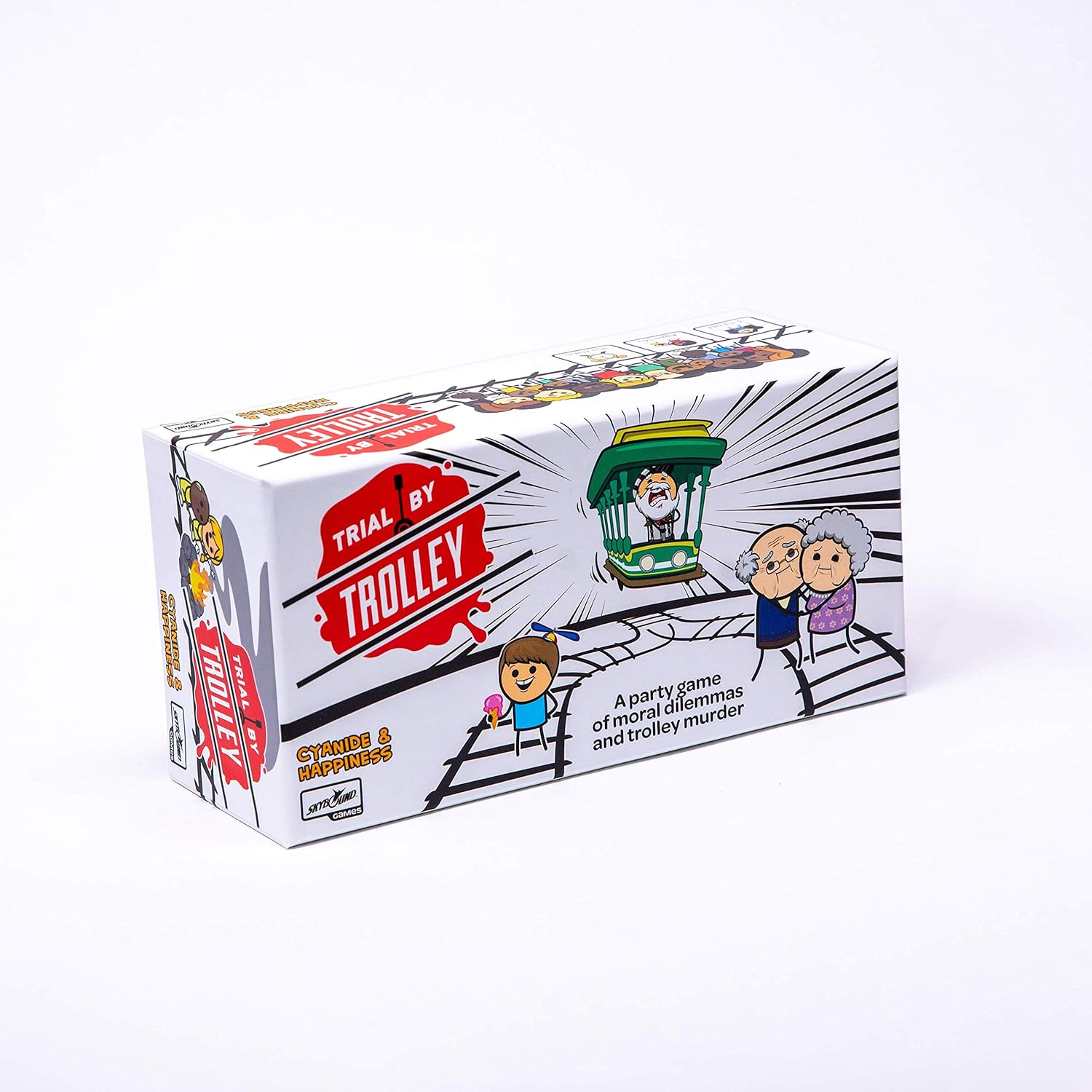 Trial by Trolley: an Adult Card Game of Moral Dilemmas and Murder | Party Game by Skybound Games and Cyanide and Happiness | 3-12 Players, Ages 18 and Up: Toys & Games