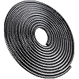 Ymiueip Car Door Edge Guards Strip - Upgraded, Easy Install, Tightly, Fade-Resistant, Universal Fit Most of Cars, Black Automotive Door Protector, Rubber Edge Trim Molding, 16.5Ft