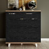 Hode Matt Black Vinyl Wrap 30x200cm, Self Adhesive Wood Effect Contact Paper view 8