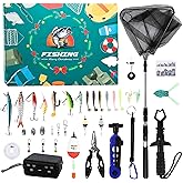 Fishing Advent Calendar Christmas 2025 – 24 Days Mystery Box of Lures & Tackle – Cool Countdown Gift for Adult, Fishermen, Teens, Boys, Men & Anglers