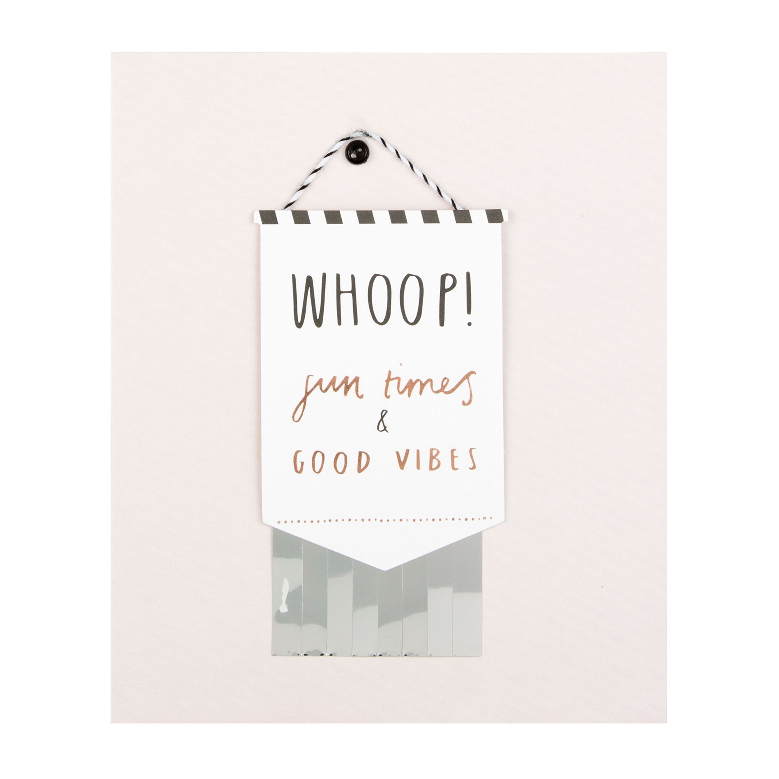 Hallmark 25490577 Fun Times Card "Whoop" - Small [Old Model]