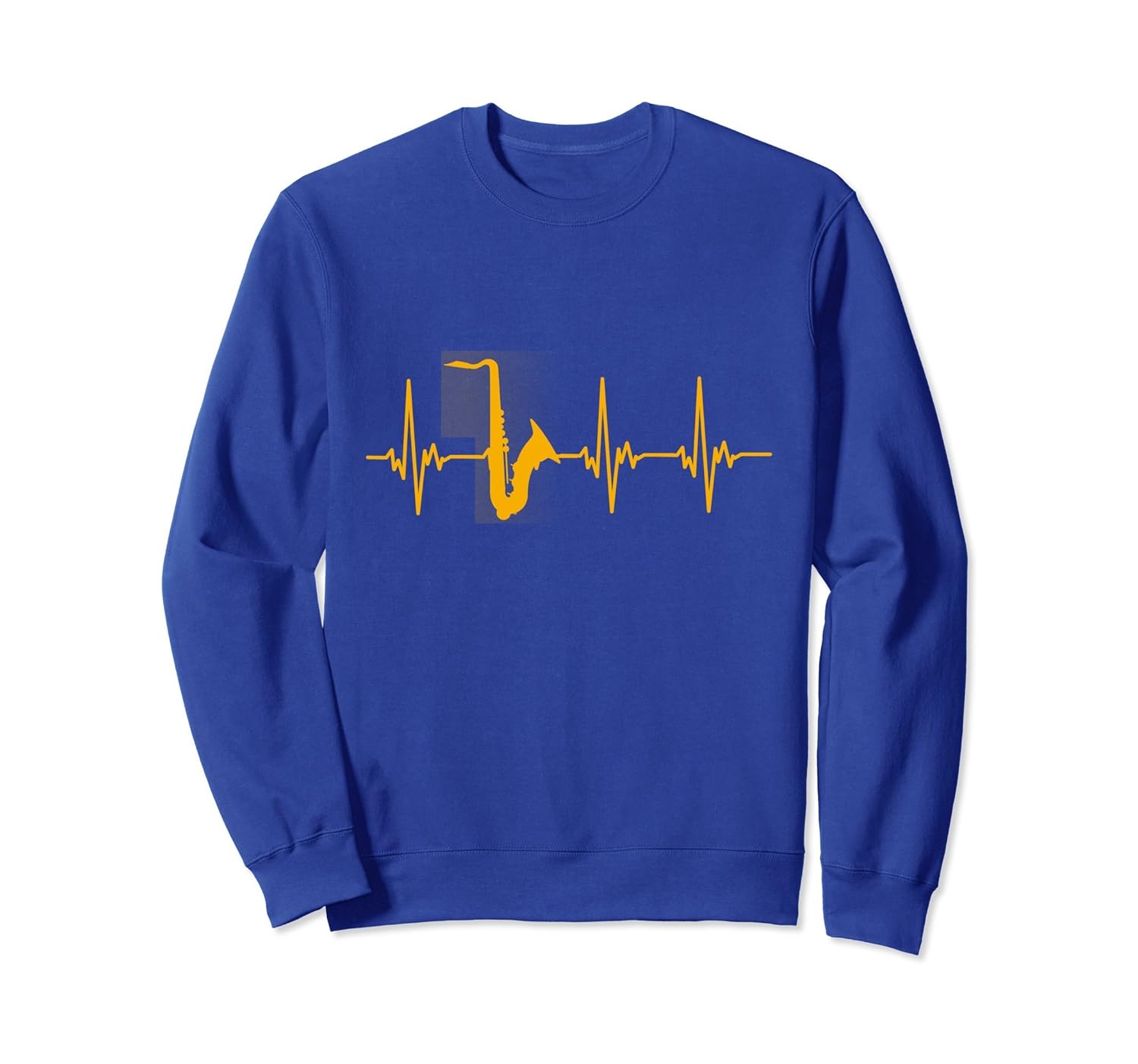 Saxophone Heartbeat Musician Musical Instrument Sweatshirt-ANZ