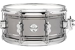 PACIFIC DRUMS PDP Concept Series Black Nickel Over Steel Snare Drum 6.5"X13"