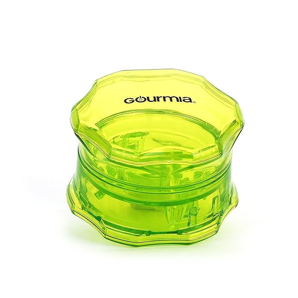 Gourmia GCU9260 Manual Garlic Twist BPA Free No Press Garlic Peeler & Crusher 7.2 cm [Diameter] x 4.8 cm [Height]