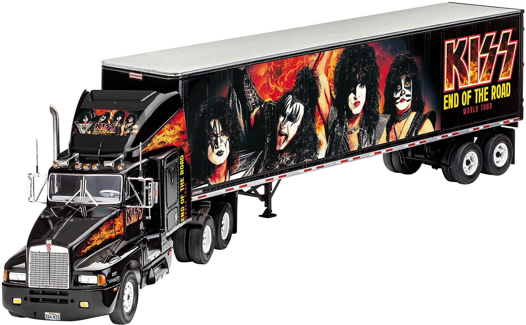 Revell RV07644 07644 KISS Tour Truck Gift Set Plastic Model kit, Various, 1/32
