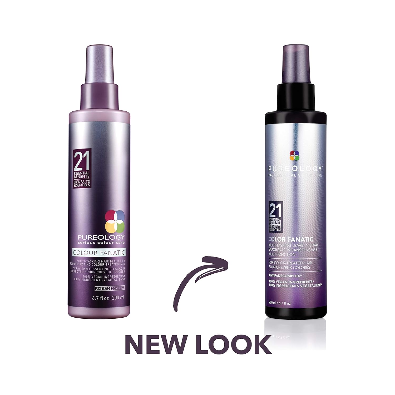 Pureology Colour Fanatic Leave-in Conditioner Hair Treatment Detangling Spray, 6.7 Ounces: Premium Beauty