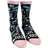 Crazy Dog T-Shirts Funny Womens Socks with Sarcastic Sayings and Cool Designs for Girls