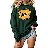 Luke's Diner Sweatshirt – Stars Hollow Inspired Pullover, Cozy Vintage Coffee Shop Hoodie, Classic 1779 Sweatshirt, Comfy Fall Aesthetic Apparel