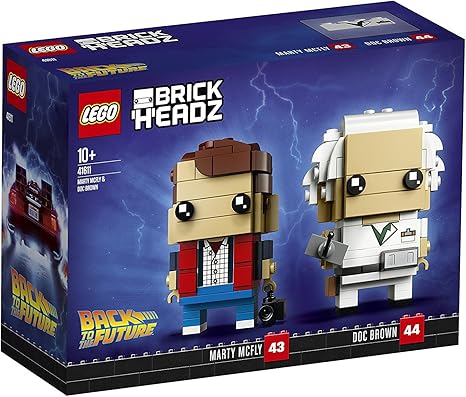 Amazon レゴ Lego ブリックヘッズ マーティ マクフライ ブラウン博士 並行輸入品 ブロック おもちゃ