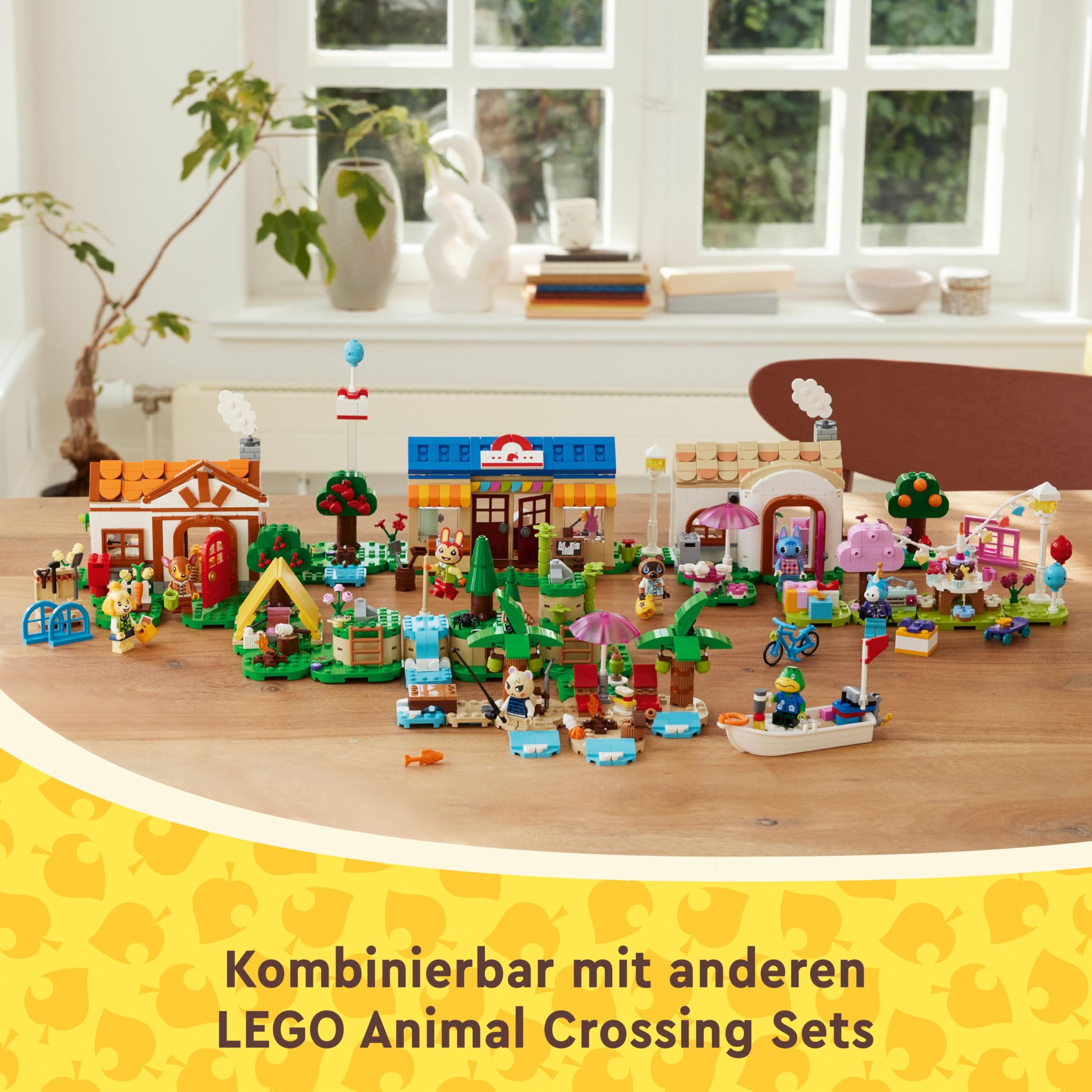 LEGO Animal Crossing Nooks Laden und Sophies Haus Set, kreatives Spielzeug für Kinder mit 2 Mini-Figuren aus der Videospielreihe, Geschenk für Mädchen und Jungen ab 7 Jahren 77050 7