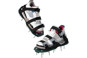 Gardenised QI004603.GN Lawn and Garden Aerator Spike Shoe, Green