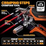 SOMELINE Crimping Tools Set with 9 Ferrule Sizes 0.25-10 mm² view 2