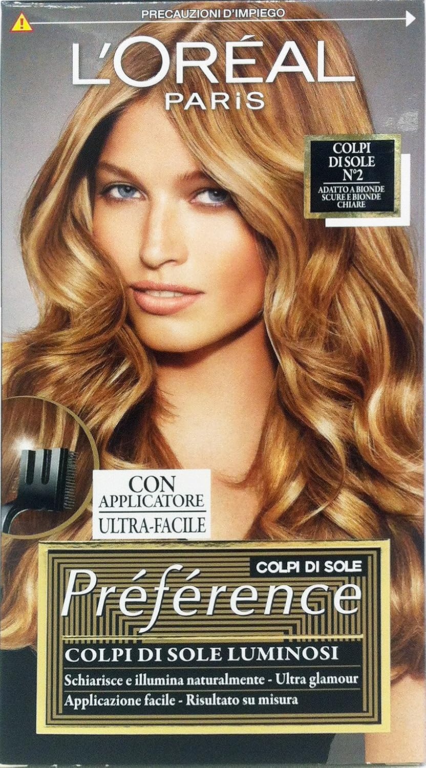 6 X Preference Shampoo Colorante Colpi Di Sole Biondo Scuro