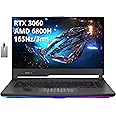 Asus 2022 ROG Strix G15 15.6'' FHD 144Hz Gaming Laptop, AMD Ryzen 7-4800H, 16GB RAM, 512B PCIe SSD, Backlit Keyboard, GeForce RTX 3060 Graphics, Windows 11 Home, Gray, 32GB Snowbell USB Card
