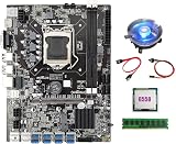 Lodokdre B75 BTC Miner Motherboard 8XUSB G550 CPU DDR3 8GB RAM CPU Cooler Kit view 1