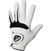 Player Supreme Men's All Weather Synthetic and Cabretta Leather Golf Gloves (for Right Handed Golfers - Worn on The Left Hand)