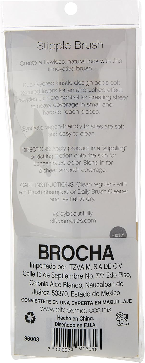 Elf Cosmetics Beautifully Bare 96003 Stipple Brush, 1 Ounce: Health & Personal Care