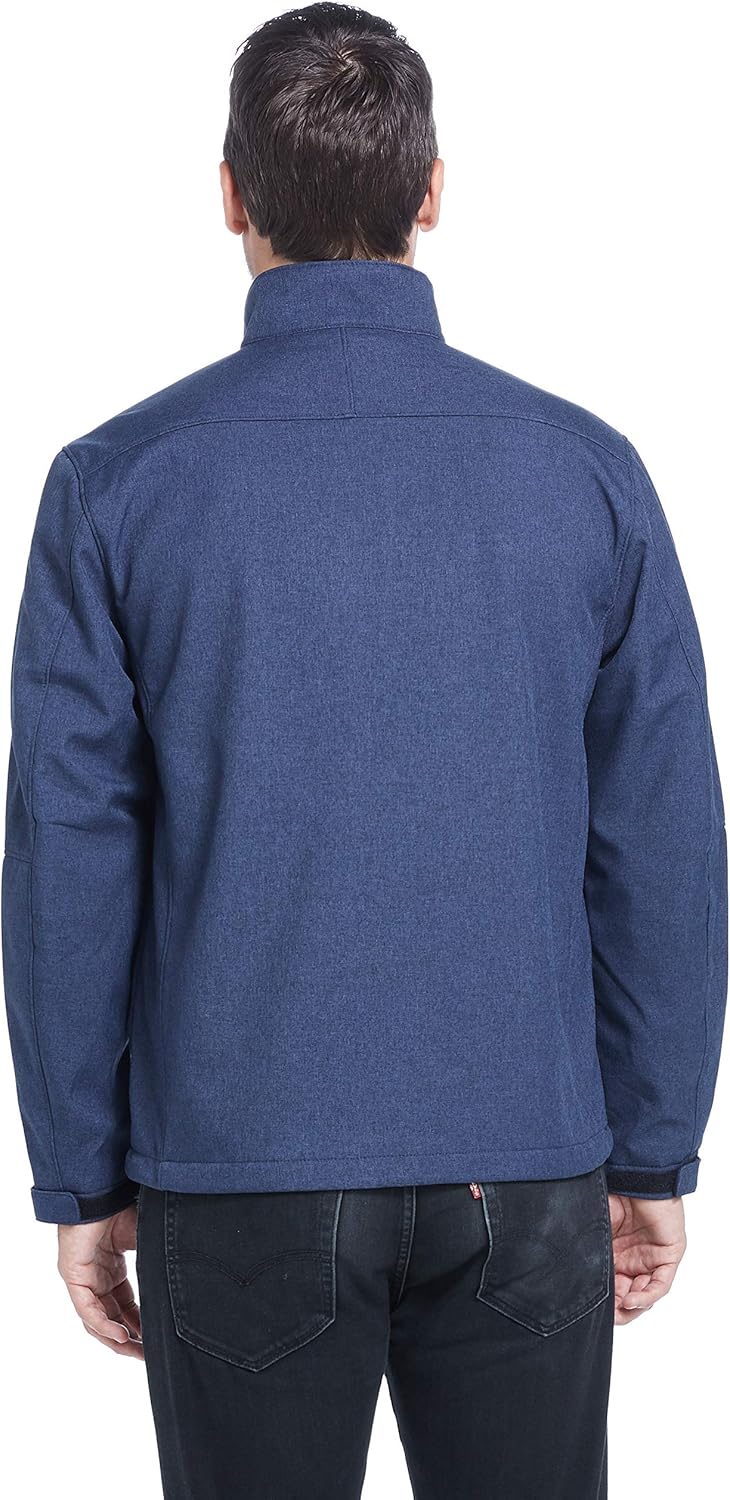 Weatherproof Men's Midweight Water and Wind Resistant Soft Shell Jacket (S-3XL) at  Men’s Clothing store
