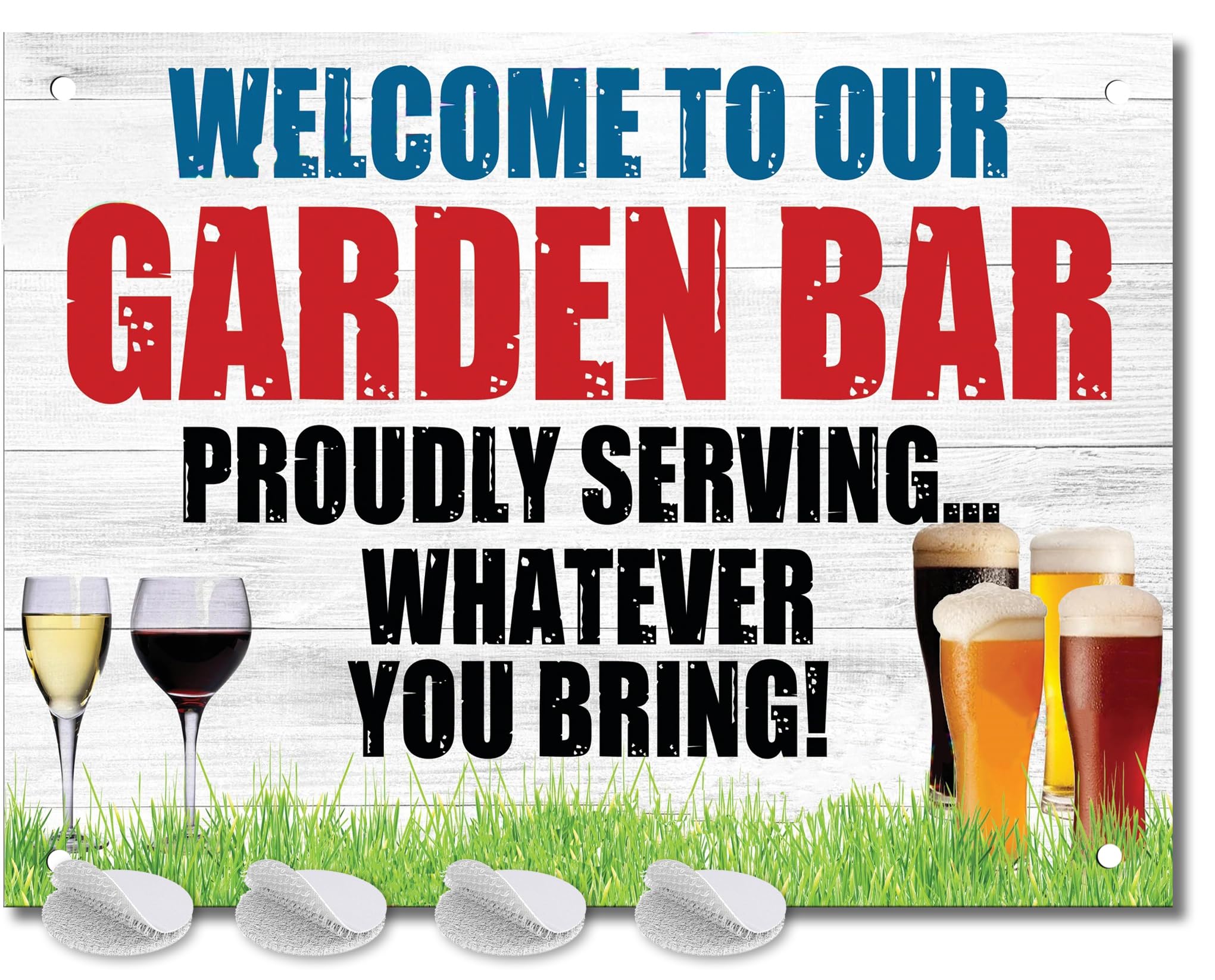 Funny Metal Bar Signs - Fixings Included - Bar Accessories for Home Pub or Outdoor Garden Bars Wall Plaque Man Cave Gift Metal Beer Signs Memorabilia Backyard sign Plaques 20cm x 15cm