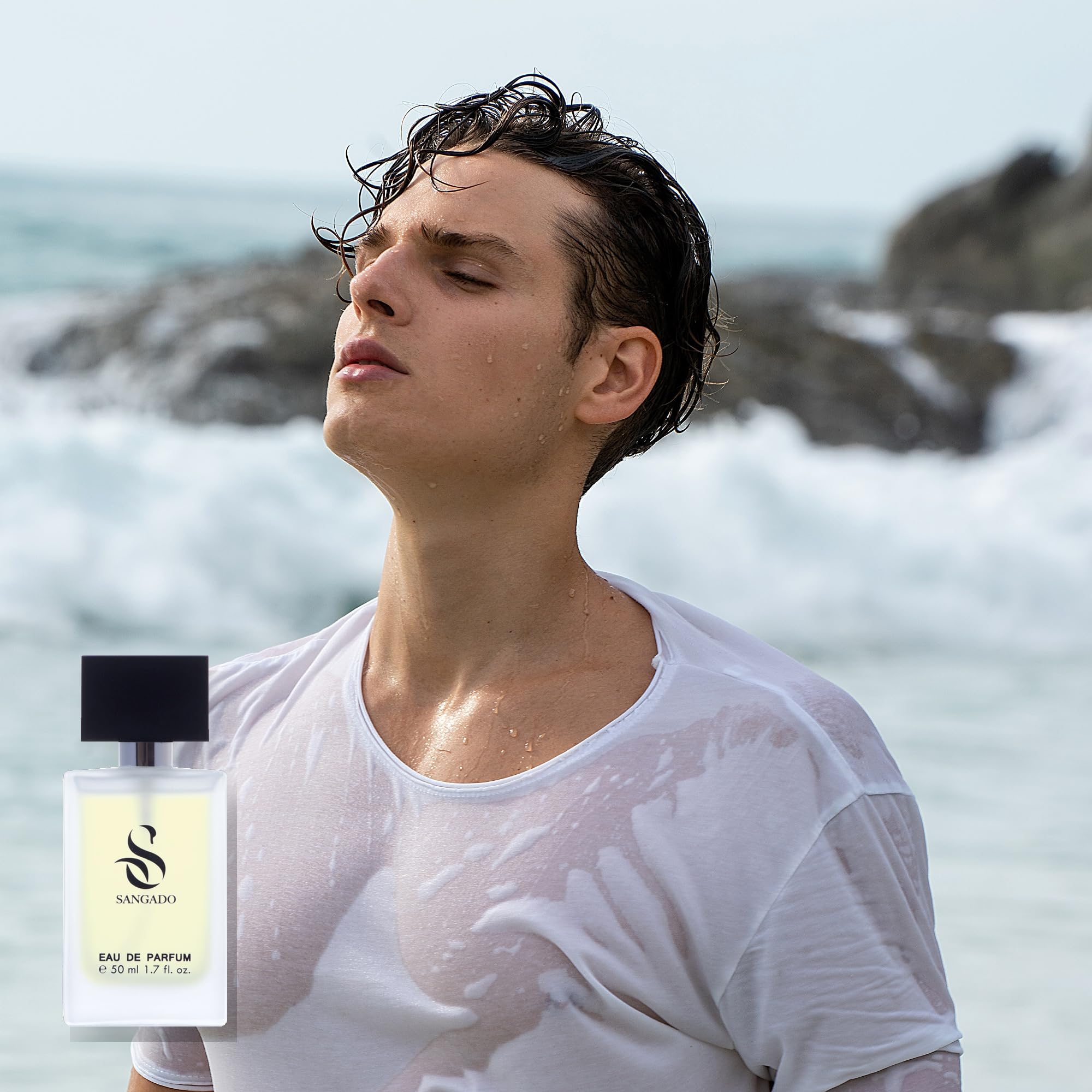 ACCENT SPORT HOMME von SANGADO, Parfüm für Herren (eau de parfum), 8-10 Stunden Langanhaltend, Luxuriös Duftendes, 50 ml, Code: 638 4