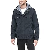 Levi's Men's Washed Cotton Hooded Military Jacket (Regular & Big & Tall Sizes)