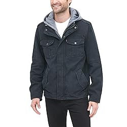 Levi's Men's Washed Cotton Military Jacket with