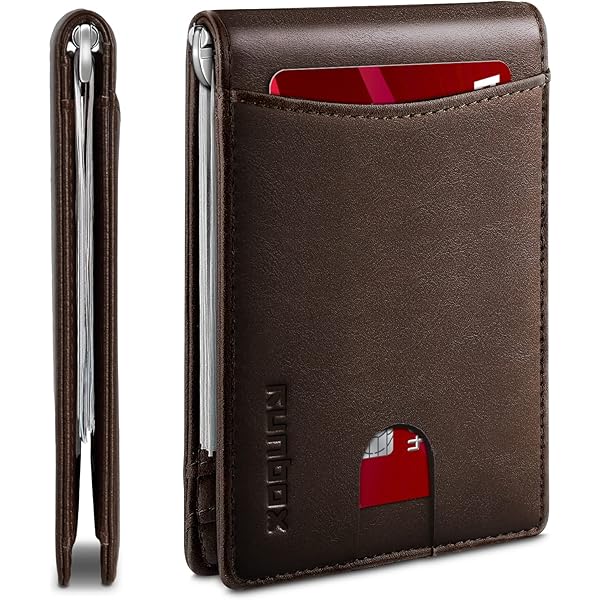 Amazon.com: Zitahli Wallet for Men-6 Slots ID Window-Mens Wallets