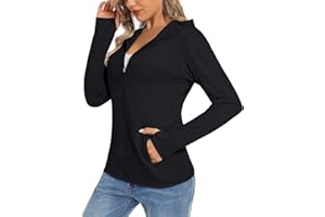 TACVASEN Women's Sun Hoodies Lightweight Jacket for Women Zip Up UPF 50+ UV Shirt Long Sleeves