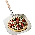 Kitchen Supply 14-Inch x 16-Inch Aluminum Pizza Peel with Wood Handle