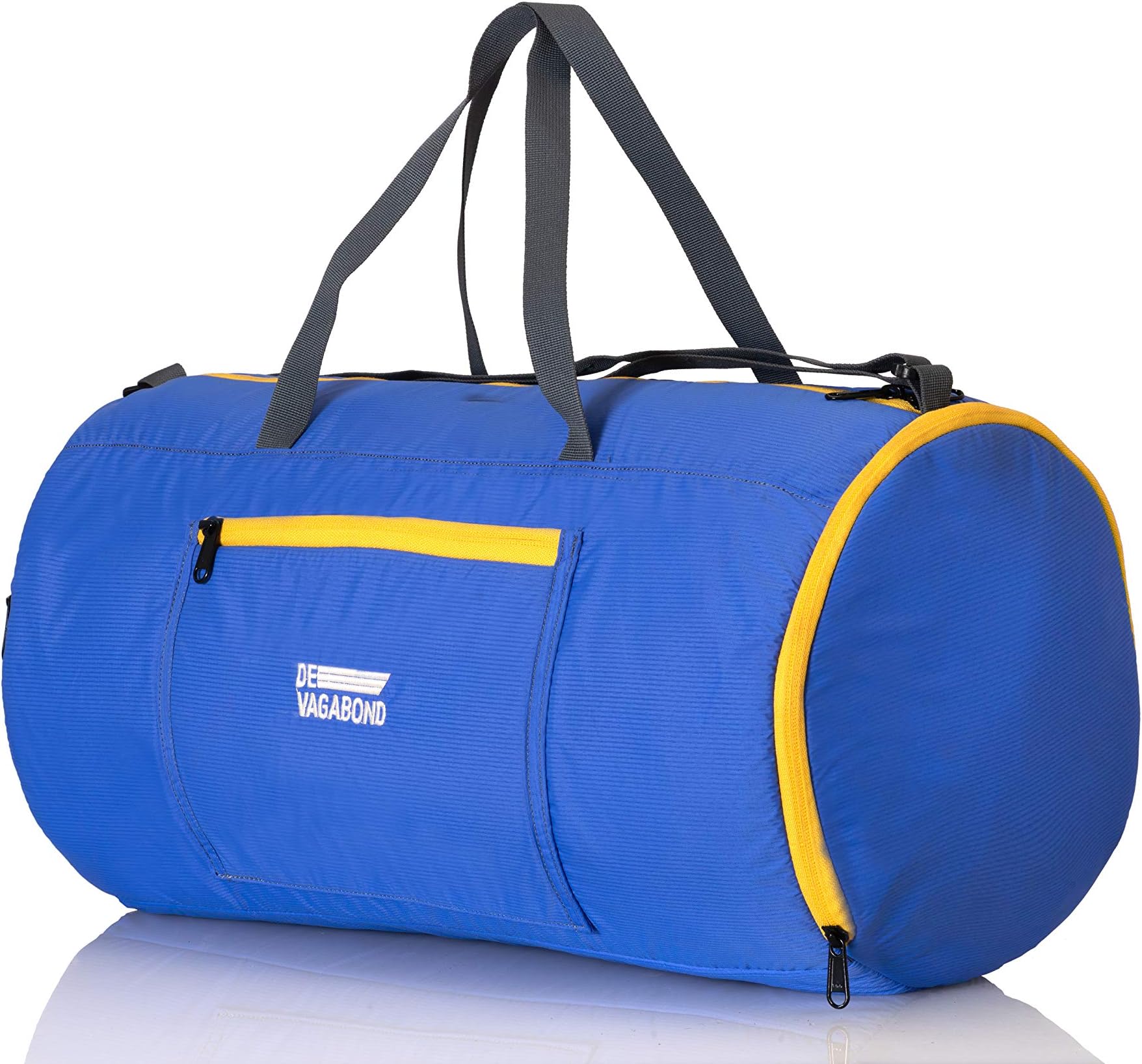 Devagabond Polyester 48 cms Blue Gym Shoulder Bag (Rustle_1_Blue yellow)