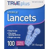 Trueplus Sterile Lancets, 28 Gauge, 100 Count