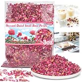 Sukh 3oz Dried Small Rose Petals - Natural Red Flower Petal for Bath Crafts | Dry Rose Petals for Soap Candle Making, Resin Jewelry Spa Bath Salts, Wedding Party Decoration, Flower Confetti DIY Supplies