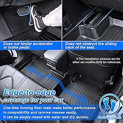 Cartist Floor Mats and Cargo Liner Fit for Elantra