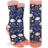 Cows in a Field Cotton Crew Socks by Good Luck Sock