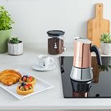 Bialetti Venus Bronze 4 Cups Coffee Maker Induction Steel Anti-Scalding view 2