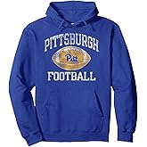 Pittsburgh Panthers Football Intensity Vintage Royal Pullover Hoodie