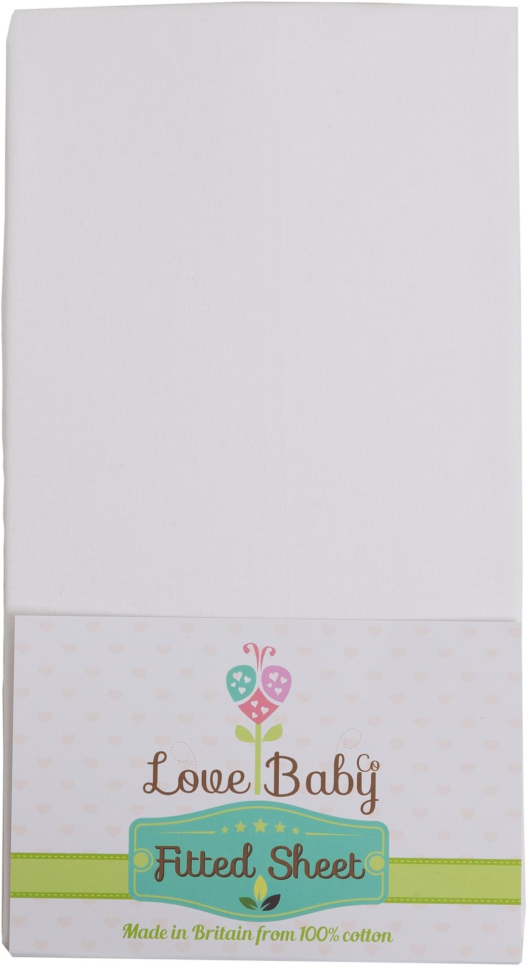 2 x 100% Cotton Premium Fitted Sheets - Made Especially to fit The Snuzpod Bedside Crib