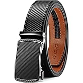 CHAOREN Mens Belt Leather Ratchet Belt - Customizable Fit, Effortless Style (35mm)