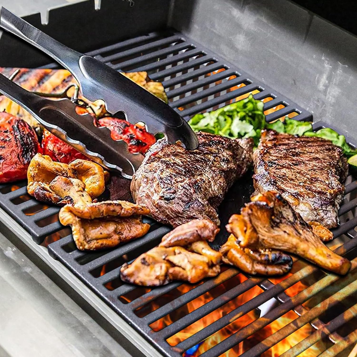 44,5cm 7638 Gusseisen Grillrost für Weber Spirit I & II 300 Series 7
