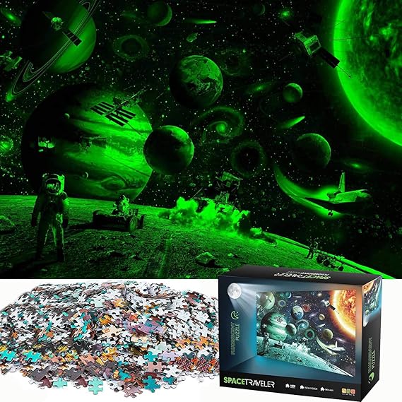 Jigsaw Puzzles 1000 Pieces for Adults Fluorescent Puzzle