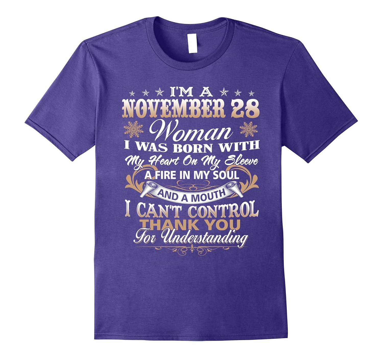 I'm A November 28 Woman T-Shirt November Woman Birthday Gift-ANZ