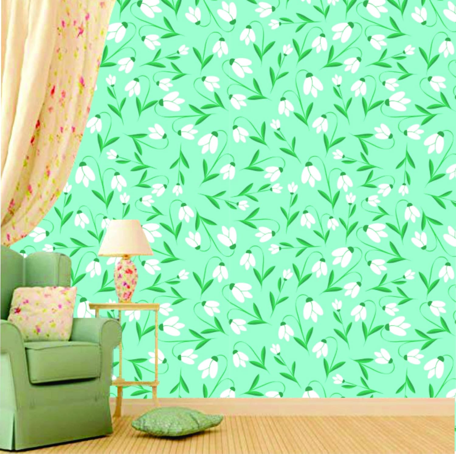 Annu Advertising Self Adhesive Wallpaper Wall Sticker for Homdécor