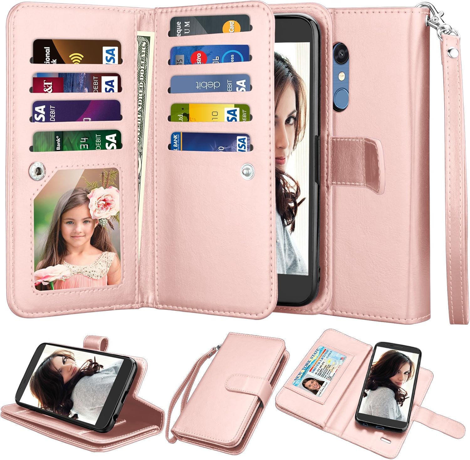 Best lg x charge wallet flip pouch case