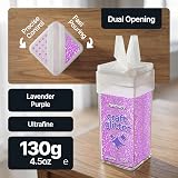 Hemway Glitter Shaker Lavender Purple 130g Ultrafine for Resin Craft view 2