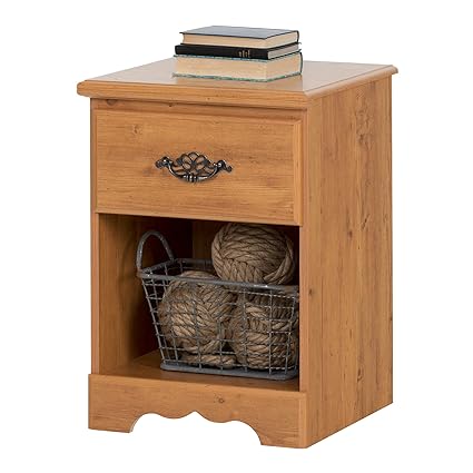 Amazon Com Classic Nightstand Country Pine Metal Handles In An