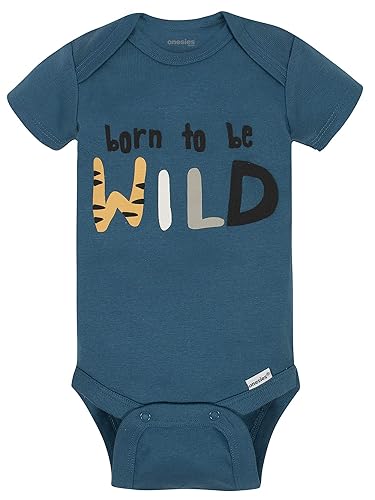 Onesies Brand Baby Boy's 8-Pack Short Sleeve Mix Match Bodysuits